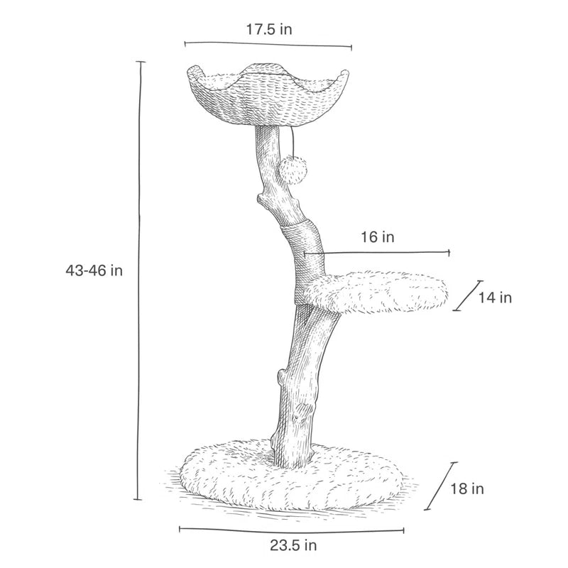 Lina 46'' H Cat Tree