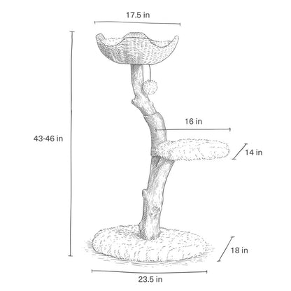 Lina 46'' H Cat Tree