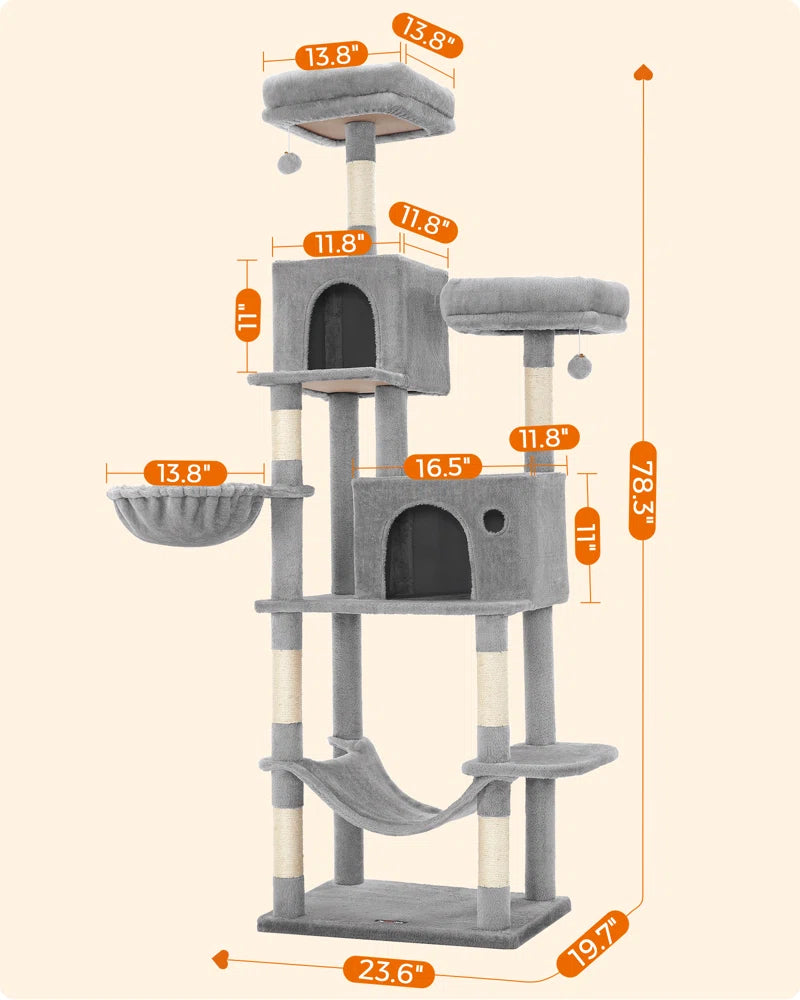 Timmins 78.3" Multi-Level Cat Tree