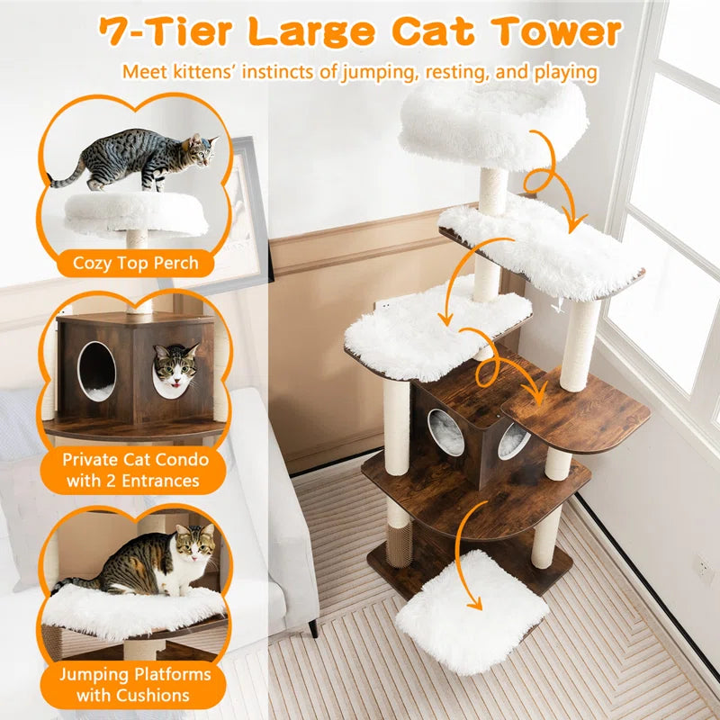 Chatteris 71'' H Cat Tree